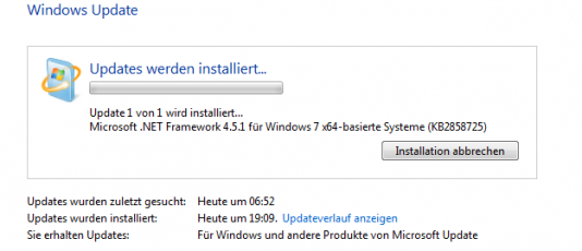 Code 13EC Unbekannter Fehler bei Windows Update